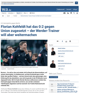 A complete backup of www.wa.de/sport/fussball/werder-bremen-union-berlin-live-ticker-bundesliga-21-spieltag-aufstellung-startelf