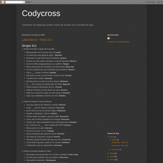 A complete backup of codycrossanswers.blogspot.com
