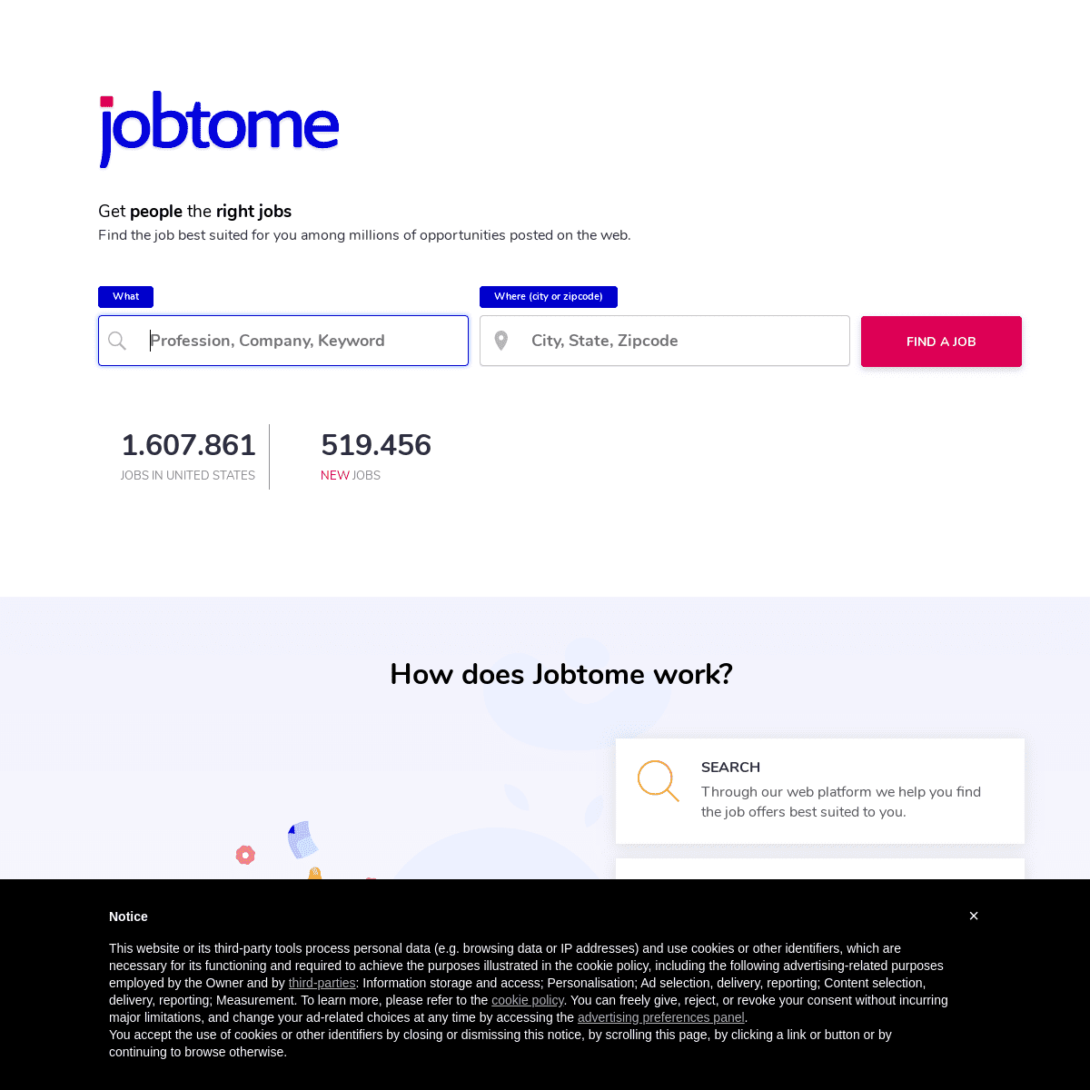 A complete backup of jobtome.com