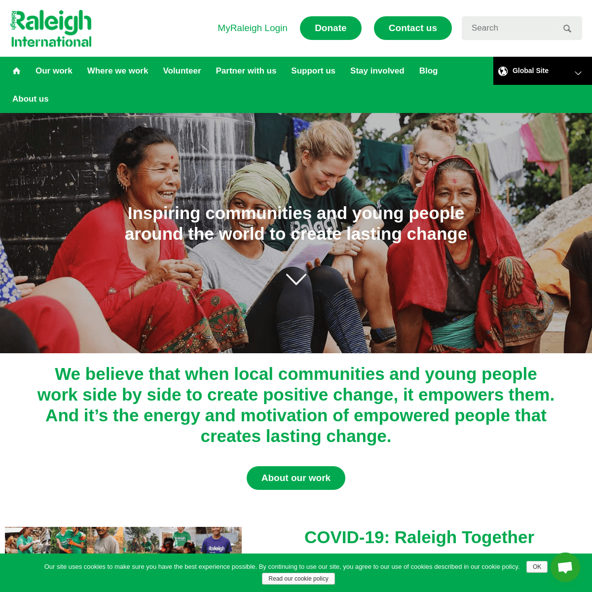 ðŸ’¬1 - Raleigh International - Sustainable Development Charity