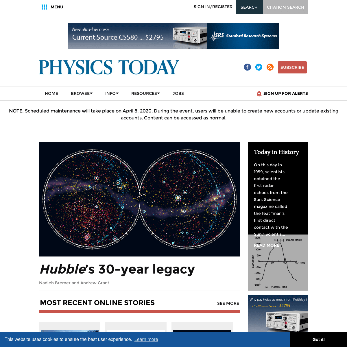 A complete backup of physicstoday.org