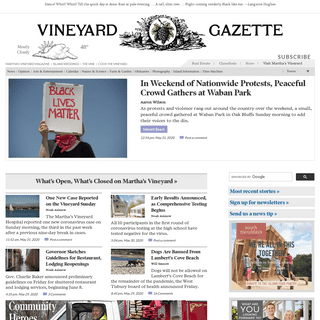 A complete backup of vineyardgazette.com