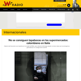 A complete backup of www.wradio.com.co/noticias/internacional/no-se-consiguen-tapabocas-en-los-supermercados-colombiano-en-itali