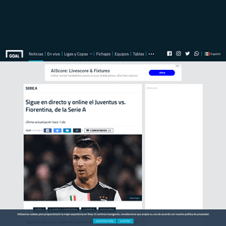 Sigue en directo y online el Juventus vs. Fiorentina, de la Serie A - Goal.com