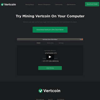 A complete backup of vertcoin.org