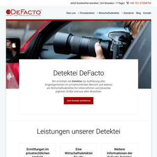 A complete backup of detektei-defacto.de