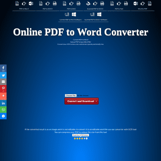 Convert PDF to Word - Online PDF to Word Converter