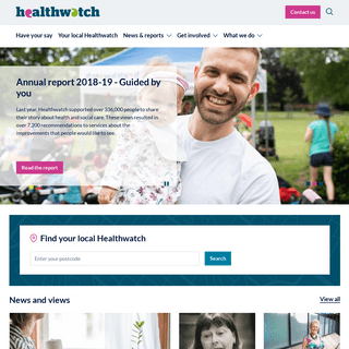A complete backup of healthwatch.co.uk