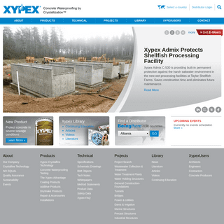 Xypex - Concrete Waterproofing using Crystalline Technology