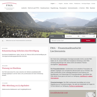 FMA - FMA - Finanzmarktaufsicht Liechtenstein