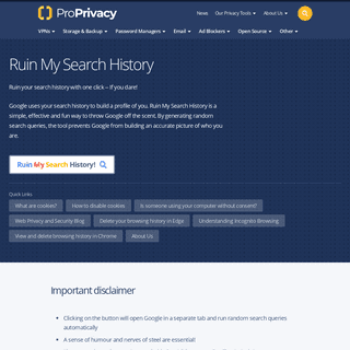 A complete backup of ruinmysearchhistory.com