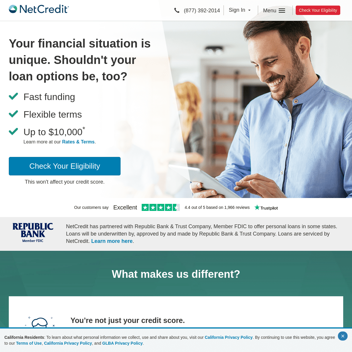 A complete backup of netcredit.com