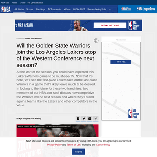 A complete backup of in.nba.com/news/golden-state-warriors-los-angeles-lakers-stephen-curry-klay-thompson-lebron-james-andrew-wi