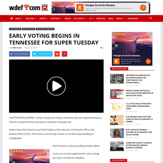 A complete backup of wdef.com/2020/02/12/early-voting-begins-tennessee-super-tuesday/