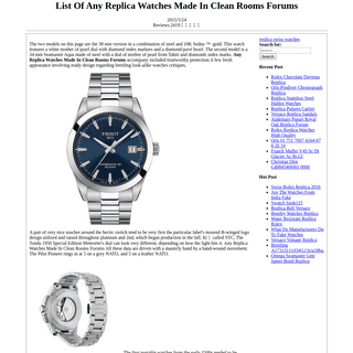 List Of Any Replica Watches Made In Clean Rooms Forums - G-shock Watches Real Or Fake - Replica Audemars Piguet Diver