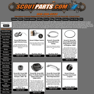 A complete backup of scoutparts.com