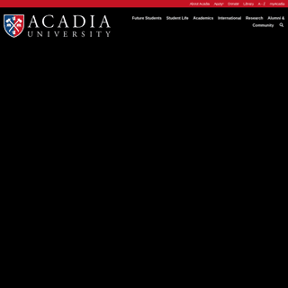 A complete backup of acadiau.ca