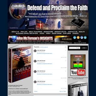 A complete backup of defendproclaimthefaith.org