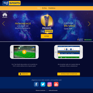 .-- Tigo Sports Bolivia --. - Mira lo mejor del Futbol en VIVO