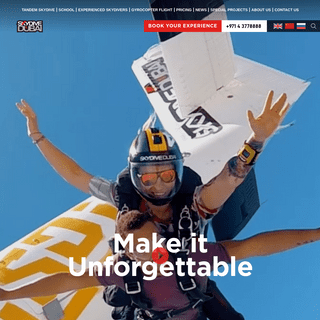 Skydive Dubai - Tandem Skydive in Dubai - Extreme Air Sports