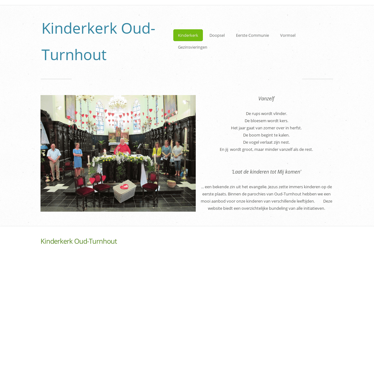 A complete backup of kinderkerkoudturnhout.com