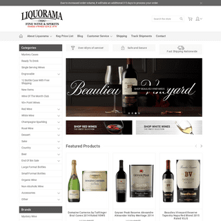 Online Liquor Store - Buy Liquor Online - Buy Wine Online - Buy Spirits Online