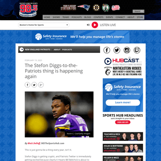 A complete backup of 985thesportshub.com/2020/02/19/stefon-diggs-patriots-speculation-trade-wont-happen-dolloff/