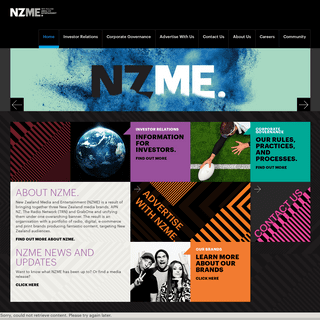 A complete backup of nzme.co.nz