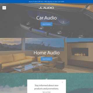 JL Audio- Car Stereo, Speakers, Subs, Amps, Home Theater