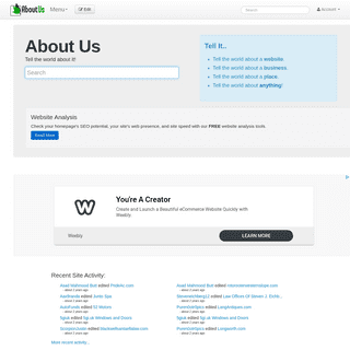 A complete backup of aboutus.com
