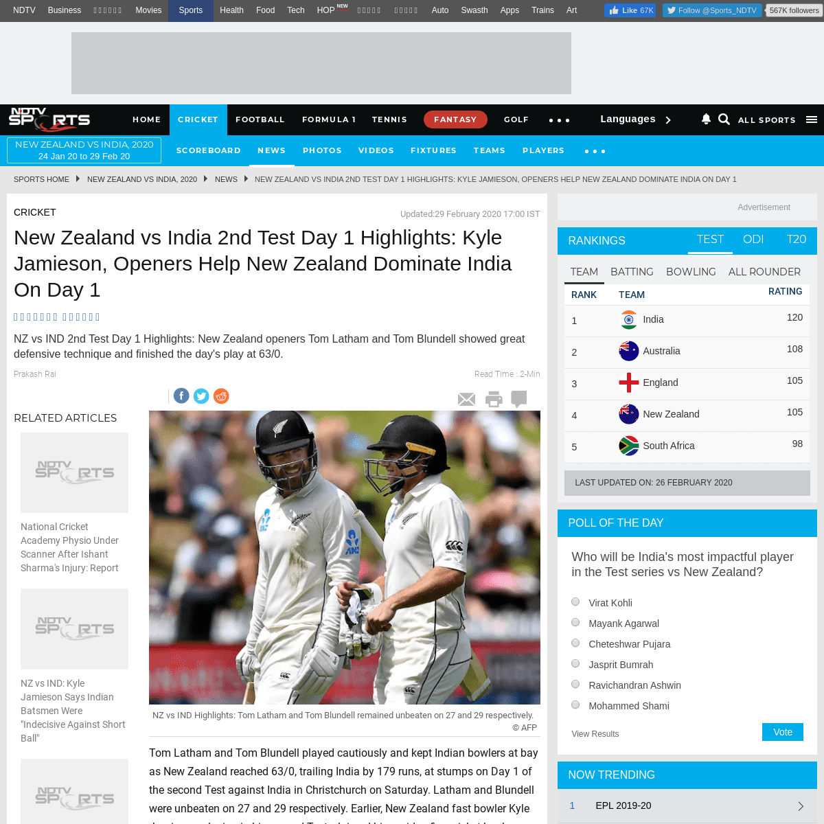 A complete backup of sports.ndtv.com/new-zealand-vs-india-2020/nz-vs-ind-2nd-test-match-day-1-live-cricket-score-updates-2187430