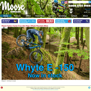 Moose Cycles - Santa Cruz - Ibis Mojo - Whyte Mountain Bikes -- Moose Cycles