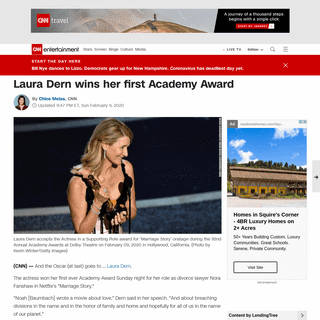 Laura Dern wins her first Academy Award - CNN