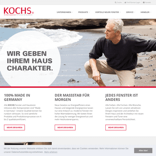 Fenster mit PersÃ¶nlichkeit - Startseite - Kochs GmbH