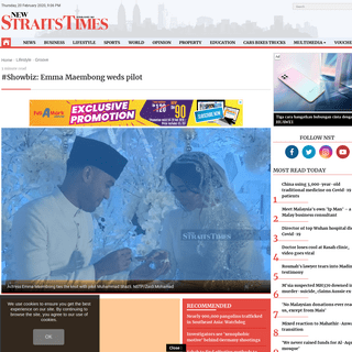 A complete backup of www.nst.com.my/lifestyle/groove/2020/02/567300/showbiz-emma-maembong-weds-pilot