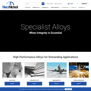 NeoNickel - Suppliers of Speciality Metal Alloys and Nickel Alloys