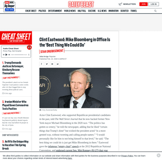 A complete backup of www.thedailybeast.com/clint-eastwood-says-getting-mike-bloomberg-in-office-is-the-best-thing-we-could-do