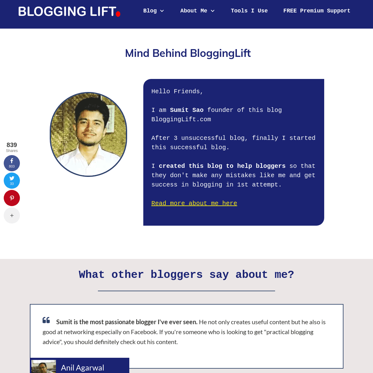 A complete backup of blogginglift.com