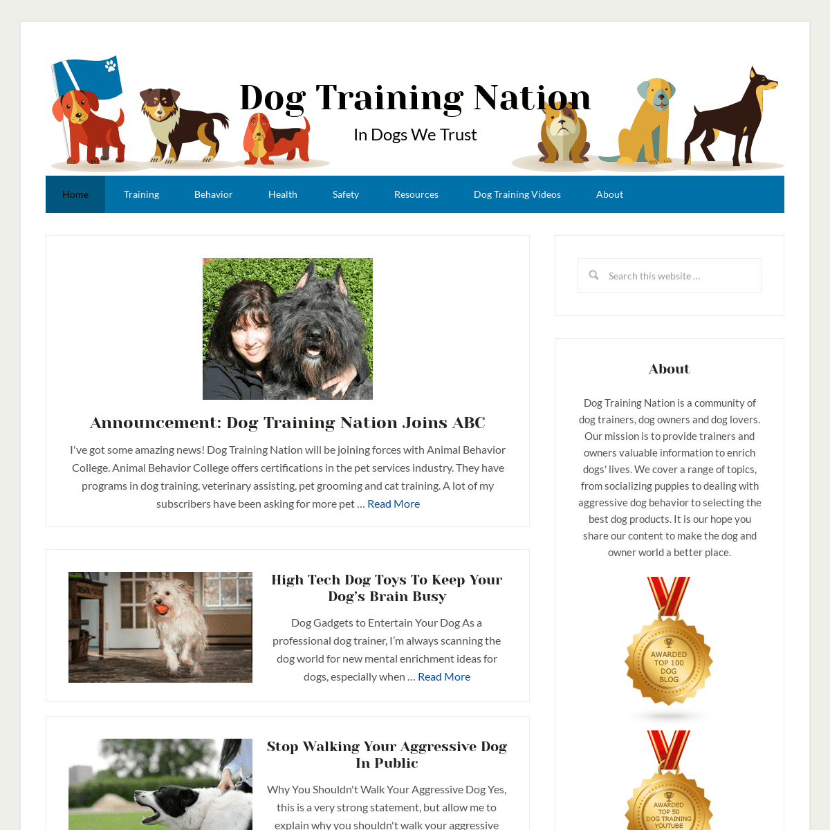 A complete backup of dogtrainingnation.com