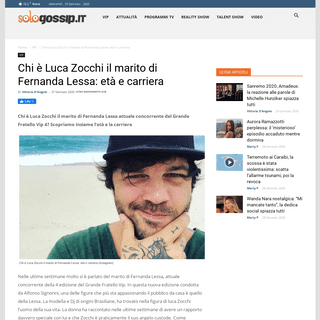 A complete backup of www.sologossip.it/2020/01/27/chi-e-luca-zocchi-marito-fernanda-lessa-eta-carriera/