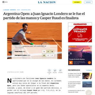 A complete backup of www.lanacion.com.ar/deportes/tenis/argentina-open-juan-ignacio-londero-casper-ruud-juegan-nid2334166
