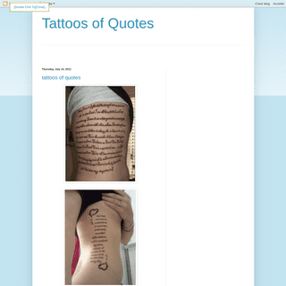 A complete backup of tattoosofquotes.blogspot.com