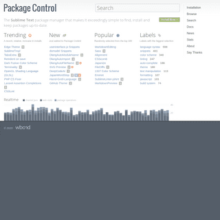 A complete backup of packagecontrol.io