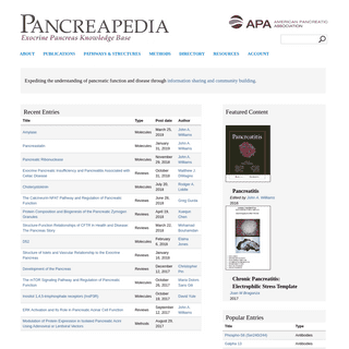 A complete backup of pancreapedia.org