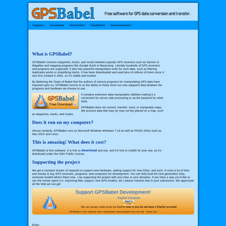 A complete backup of gpsbabel.org