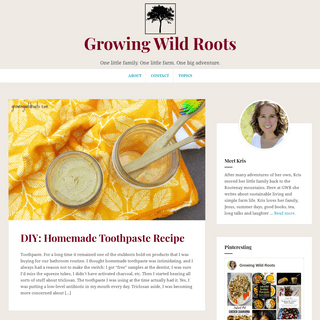 A complete backup of growingwildroots.com
