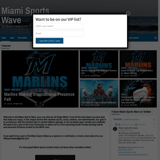 A complete backup of miamisportswave.com