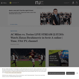 A complete backup of www.nj.com/sports-news/2020/02/ac-milan-vs-torino-live-stream-21720-watch-zlatan-ibrahimovic-in-serie-a-onl