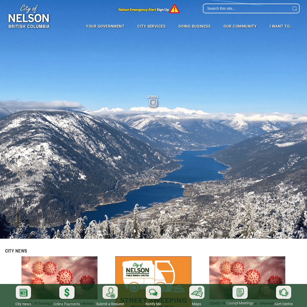 A complete backup of nelson.ca