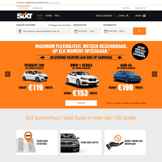 A complete backup of sixt.nl